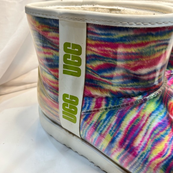Ugg Women's Classic Clear Mini Pixelate Boot Shoes size 6 - Picture 2 of 12